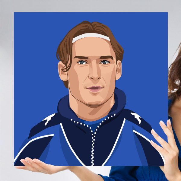Francesco Totti 2000 - Poster/Wall Art - Main Image