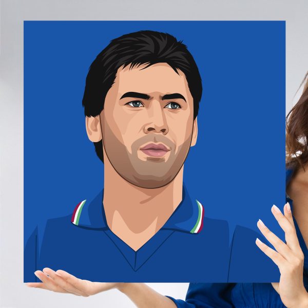 Carlo Ancelotti 2000 - Poster/Wall Art - Main Image