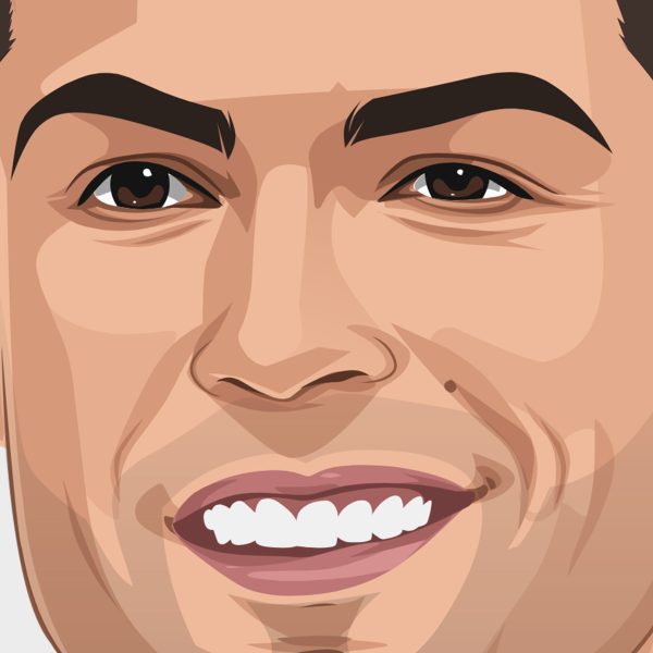 Cristiano Ronaldo 2018 - Poster/Wall Art - Closeup
