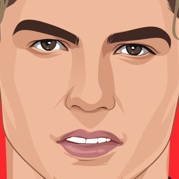 Cristiano Ronaldo 2003 - Poster/Wall Art - Closeup