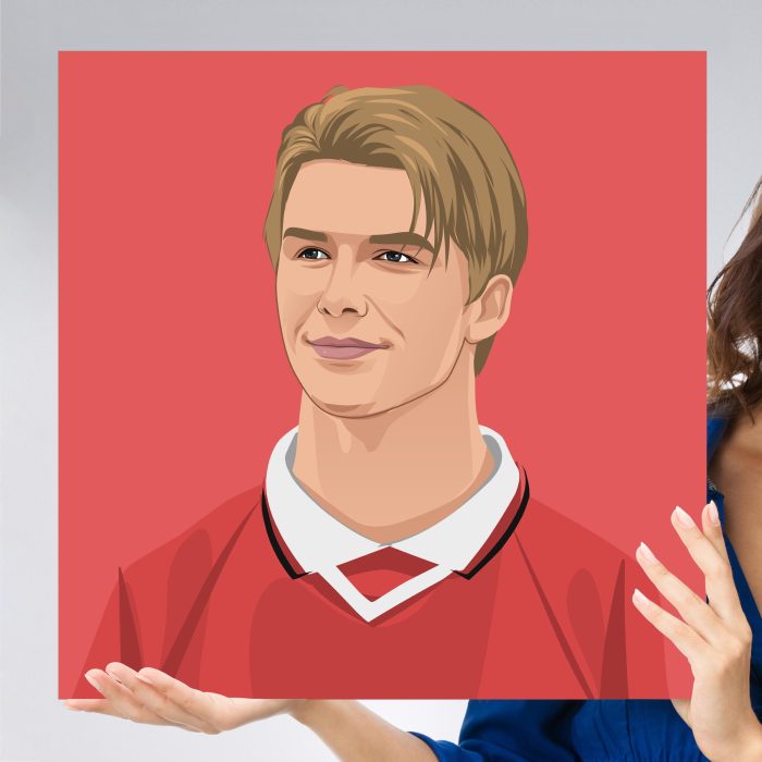 David Beckham 1998 Portrait - Poster/Wall Art - Main Image