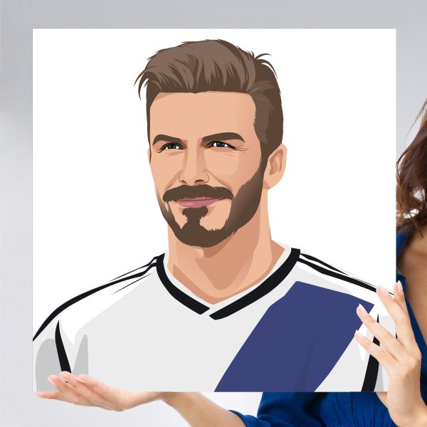 David Beckham 2012 Portrait - Poster/Wall Art - Main Image
