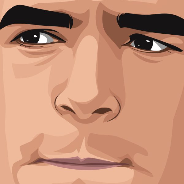 Diego Maradona 1994 Portrait - Poster/Wall Art - Closeup