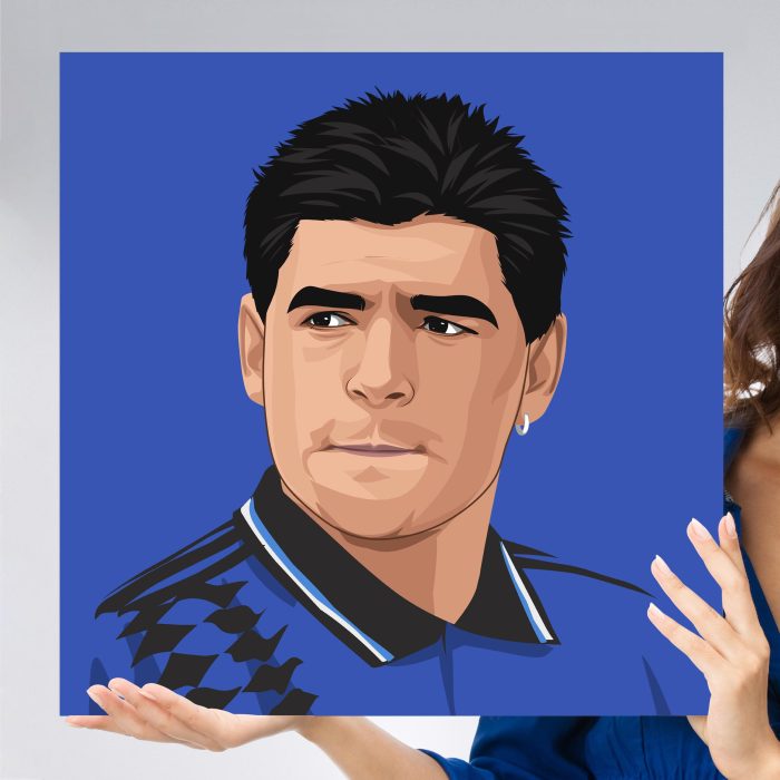 Diego Maradona 1994 Portrait - Poster/Wall Art - Main Image