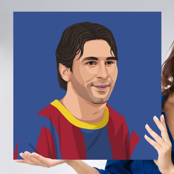 Lionel Messi 2011 Portrait - Poster/Wall Art - Main Image