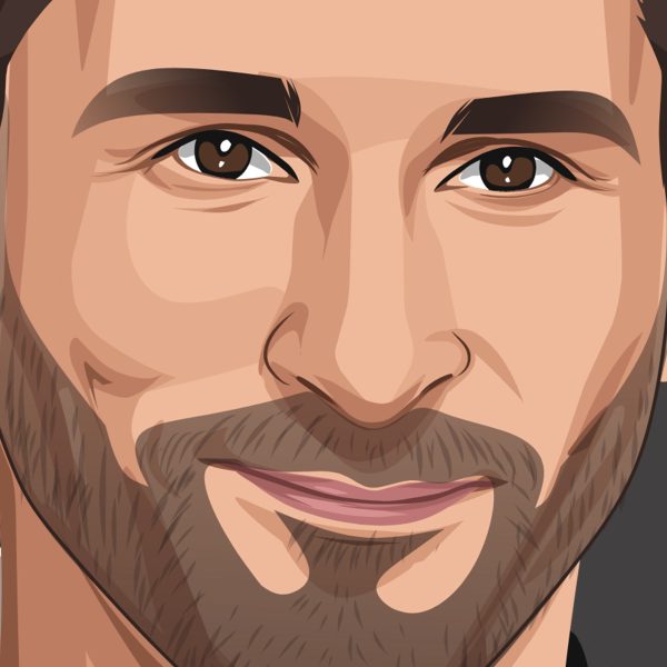 Lionel Messi 2021 Portrait - Poster/Wall Art - Closeup
