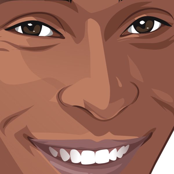 Pelé 1966 Portrait - Poster/Wall Art, Futbol Eros - Closeup