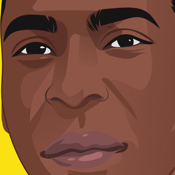 Pelé 1970 Portrait - Poster/Wall Art, Futbol Eros - Closeup