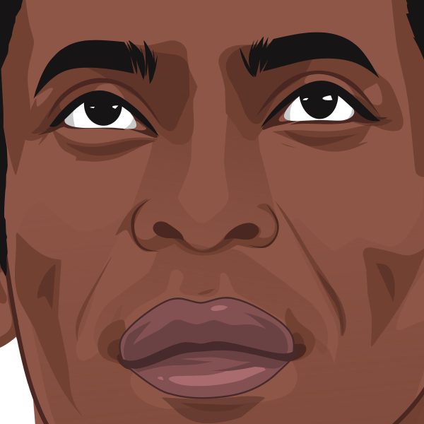 Pelé 1977 Portrait - Poster/Wall Art, Futbol Eros - Closeup