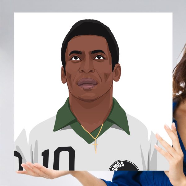 Pelé 1977 Portrait - Poster/Wall Art, Futbol Eros - Main Image