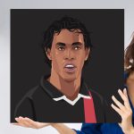 Ronaldinho 2001 Portrait, Poster/Wall Art, FutbolEros - Main Image