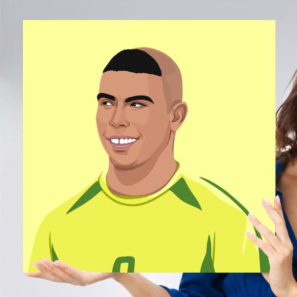 Ronaldo 2002 Portrait, Poster/Wall Art, FutbolEros - Main Image