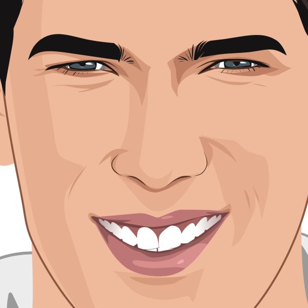 Zinédine Zidane 1994 Portrait, Poster/Wall Art, FutbolEros - Closeup