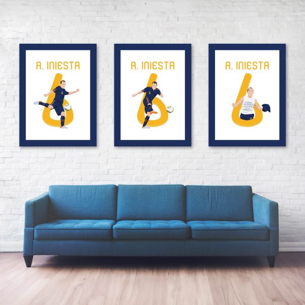 Iniesta World Cup Final Goal, 2010 Johannesburg South Africa Poster Wall Art Print Main Image Alternate - Full Series