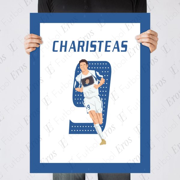 Angelos Charisteas Goal Euro, 2004 Final Greece vs Portugal - Lisbon,Portugal Poster Wall Art Main Image - Poster 3
