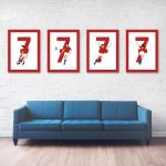 Antonin Panenka Penalty Goal, 1976 European Championship Final - Czechoslovakia vs Germany, Belgrade - Yugoslavia, Poster, Wall Art Main Image - Full Series