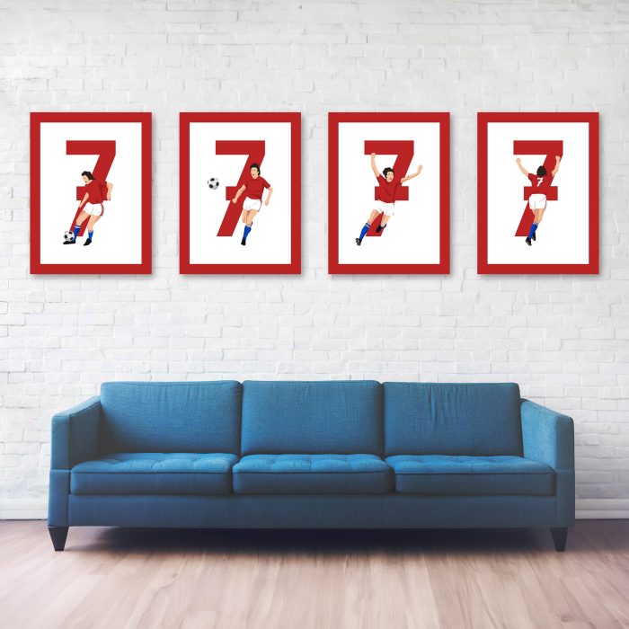 Antonin Panenka Penalty Goal, 1976 European Championship Final - Czechoslovakia vs Germany, Belgrade - Yugoslavia, Poster, Wall Art Main Image - Full Series