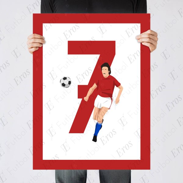 Antonin Panenka Penalty Goal, 1976 European Championship Final - Czechoslovakia vs Germany, Belgrade - Yugoslavia, Poster, Wall Art Main Image - Poster 2