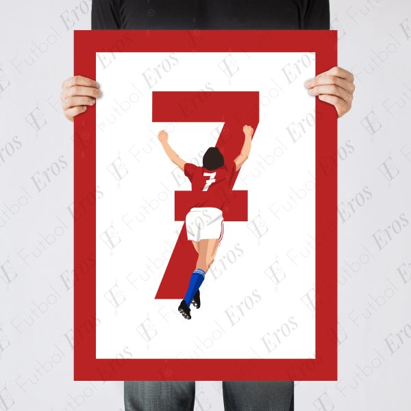 Antonin Panenka Penalty Goal, 1976 European Championship Final - Czechoslovakia vs Germany, Belgrade - Yugoslavia, Poster, Wall Art Main Image - Poster 4