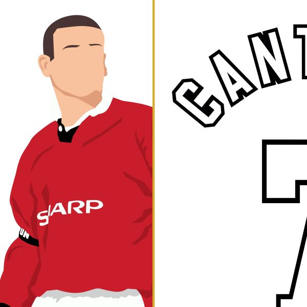 Cantona Chip Goal,1996 Premier League Manchester United vs Blackburn Main Image Alternate - Poster 2