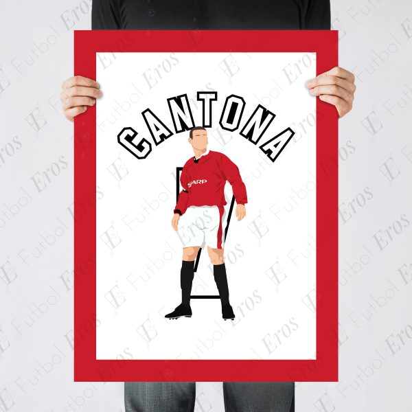 Cantona Chip Goal,1996 Premier League Manchester United vs Blackburn Main Image - Poster 2