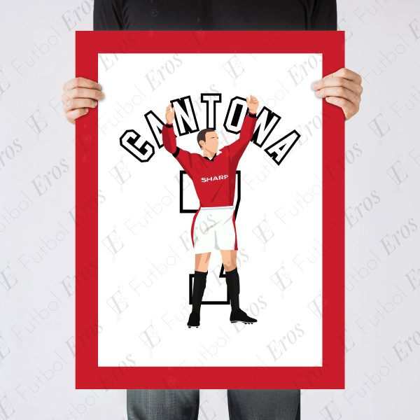Cantona Chip Goal,1996 Premier League Manchester United vs Blackburn Main Image - Poster 3