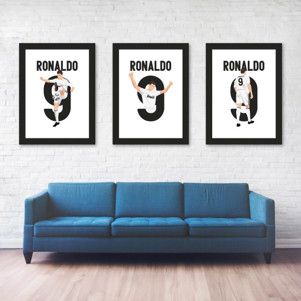 Cristiano Ronaldo Presentation,2009 July 6 New - Galacticos Era - Real Madrid Poster Wall Art Main Image - Full Series