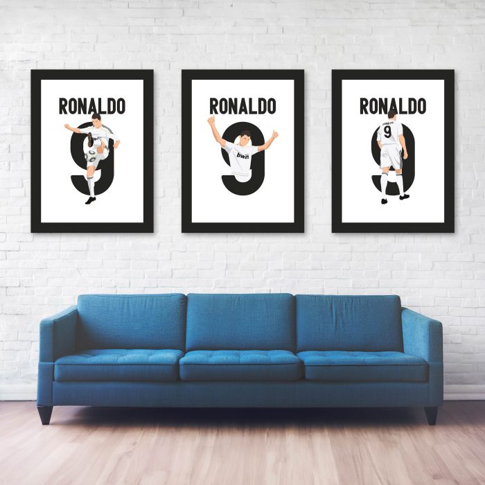Cristiano Ronaldo Presentation,2009 July 6 New - Galacticos Era - Real Madrid Poster Wall Art Main Image - Full Series