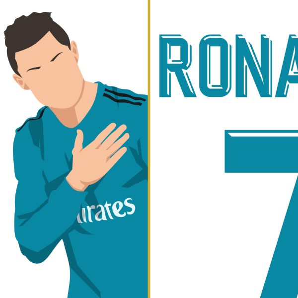 Cristiano Ronaldo Bicycle Kick Goal, 2017-2018 - Champions League Quarter Final - Juventus vs Real Madrid - Torino, Italy Poster Wall Art Main Image Alternate - Poster 3