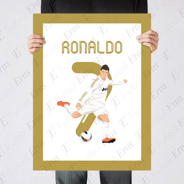 Cristiano Ronaldo Goal, 2011-2012 La Liga - Barcelona vs Real Madrid - Barcelona, Spain Poster Wall Art - Poster 1