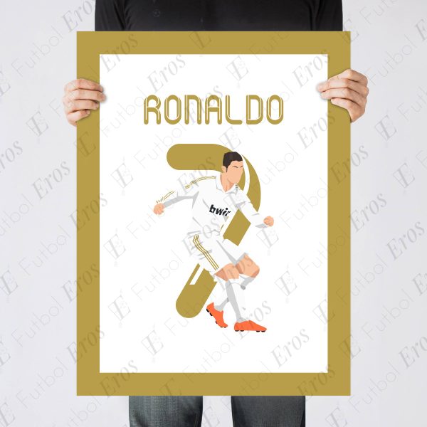 Cristiano Ronaldo Goal, 2011-2012 La Liga - Barcelona vs Real Madrid - Barcelona, Spain Poster Wall Art - Poster 2
