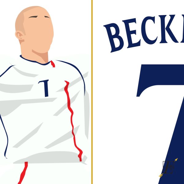 David Beckham Freekick Goal,2002 World Cup Qualification - England vs Greece - Manchester,England Poster Wall Art Main Image Alternate - Poster 3