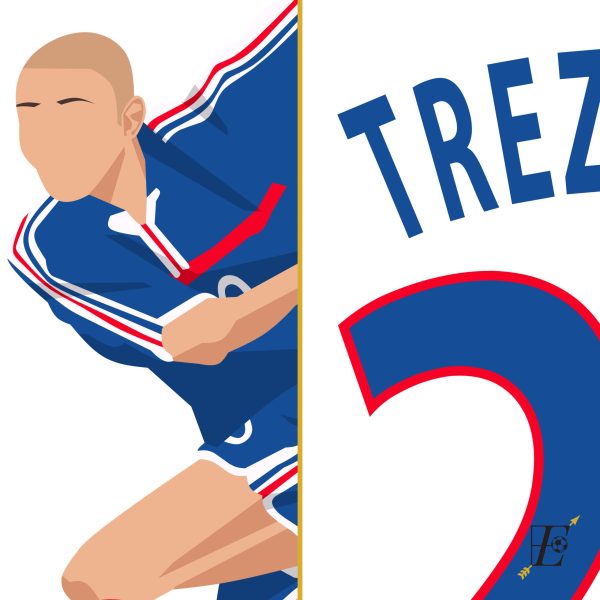 David Trezeguet Golden Goal Euro, 2000 Final France vs Italy - Rotterdam,Netherlands Poster Wall Art Main Image Alternate - Poster 2