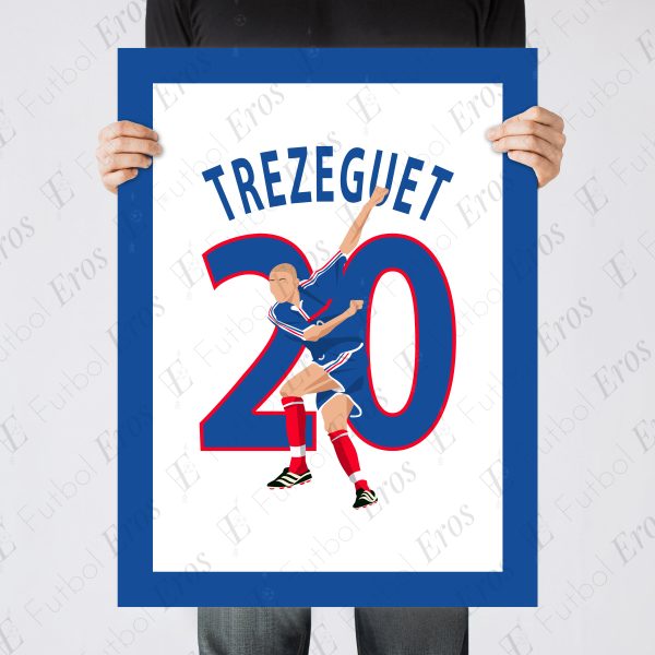 David Trezeguet Golden Goal Euro, 2000 Final France vs Italy - Rotterdam,Netherlands Poster Wall Art Main Image - Poster 2