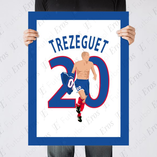 David Trezeguet Golden Goal Euro, 2000 Final France vs Italy - Rotterdam,Netherlands Poster Wall Art Main Image - Poster 3