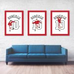 David Beckham Half Line Goal,1996-1997 Premier League Manchester United vs Wimbledon Manchester - England Poster-Wall Art Main Image - Full Series