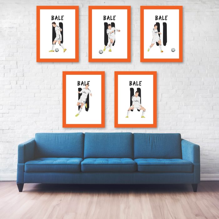 Gareth Bale Goal, 2014 Copa Del Rey Final - Real Madrid vs Barcelona - Valencia, Spain - Poster Wall Art Main Image - Full Series