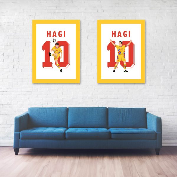 Gheorghe Hagi Goal,1994 World Cup Group Stage Romania vs Colombia - Pasadena,USA Poster Wall Art Main Image - Full Series
