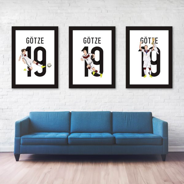 Gotze 2014 World Cup Final Goal, Rio de Janeiro - Brazil, Germany vs Argentina Poster/Print/Wall Art - Main Image - Full Series