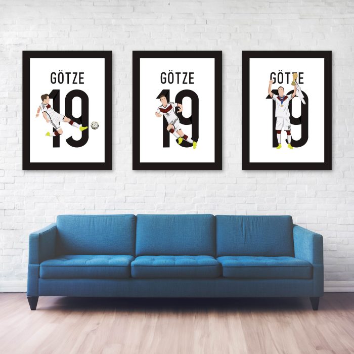 Gotze 2014 World Cup Final Goal, Rio de Janeiro - Brazil, Germany vs Argentina Poster/Print/Wall Art - Main Image - Full Series