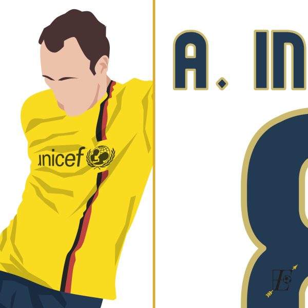 Iniesta Winning Goal, 2008-2009 Champions League Semi-Finals - Chelsea vs Barcelona - London,England Poster Wall Art-Main Image Alternate - Poster 1