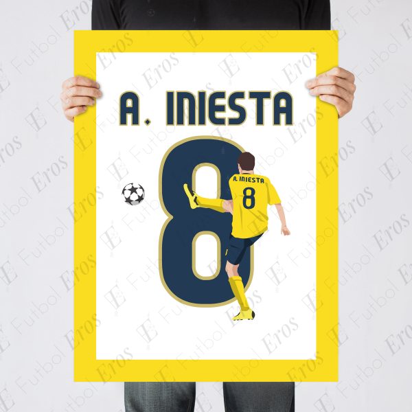 Iniesta Winning Goal, 2008-2009 Champions League Semi-Finals - Chelsea vs Barcelona - London,England Poster Wall Art-Main Image - Poster 2