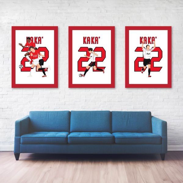 Kaka Goal Old Trafford, 2007 Champions League Semi-Finals - Manchester vs England - Poster Wall Art Main Image - Full Series