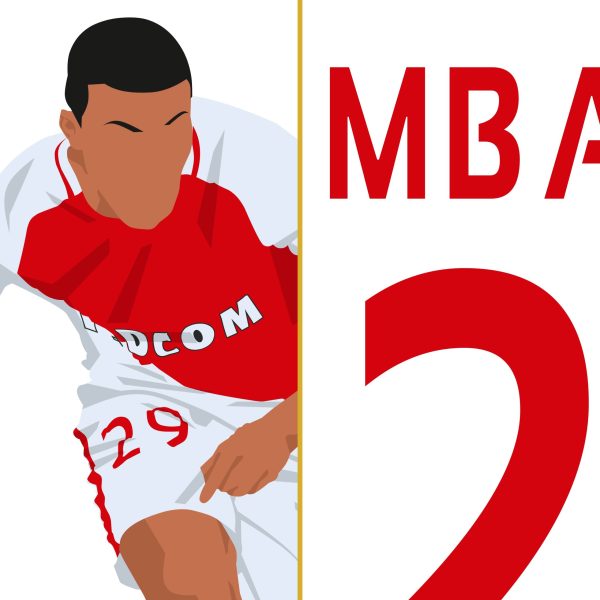 Kylian Mbappe Goal, 2016-2017 Champions League Quarter Final - AS Monaco vs Borussia Dortmund - Dortmund, Germany - Poster Wall Art Main Image Alternate - Poster 1