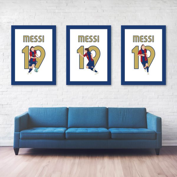 Lionel Messi Goal Copa Del Rey, 2006-2007 - Barcelona vs Getafe - Barcelona,Spain Poster Wall Art Main Image Alternate - Full Series