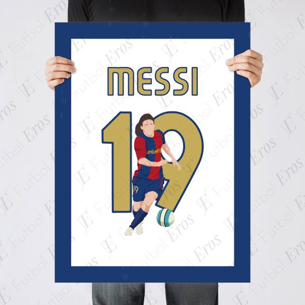 Lionel Messi Goal Copa Del Rey, 2006-2007 - Barcelona vs Getafe - Barcelona,Spain Poster Wall Art Main Image - Poster 1
