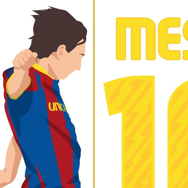 Lionel Messi Goal, 2010-2011 Champions League Final - Barcelona vs Manchester United - Poster Wall Art Main Image Alternate - Poster 1