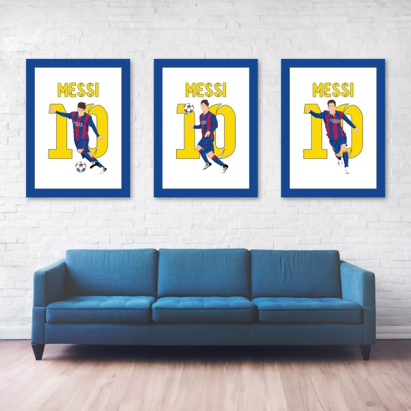 Lionel Messi Goal, 2015 Champions League Semi-Final - Barcelona vs Bayern - Barcelona, Spain Poster Print Wall Art Main Image - Full Series