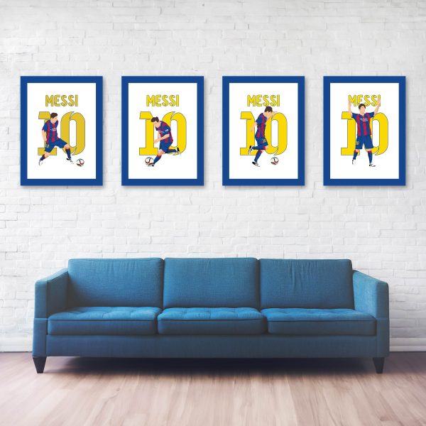 Lionel Messi Goal, 2015 CopaDel Rey Final Barcelona vs Athletic Bilbao Barcelona Spain Poster Print Wall Art Main Image Alternate - Full Series