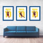 Lionel Messi Goal El Clasico 2010-2011 Champions League Semi-Final - Real Madrid vs Barcelona - Poster Wall Art Main Image - Full Series
